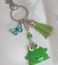 Gorgeous Frog Key Ring - Key Chain Bag Charm. - Image 1