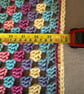 Handmade Crochet Baby Blanket – Multicoloured Granny Square Baby Blanket – 24" - Image 3