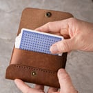 Handmade Leather Playing Card Case