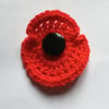 Crochet Remembrance Day Poppy