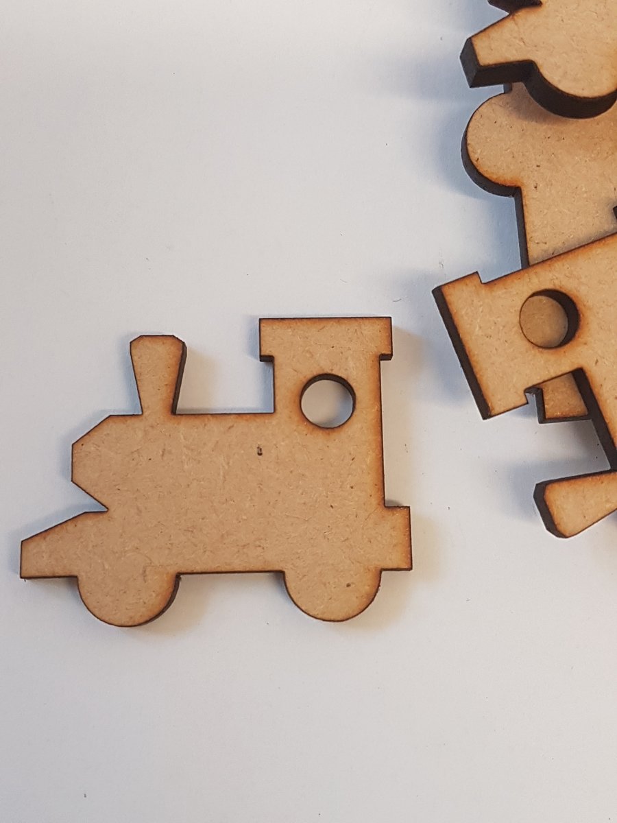 MDF Toy Train A 4cm - 25 x Laser cut wooden shape