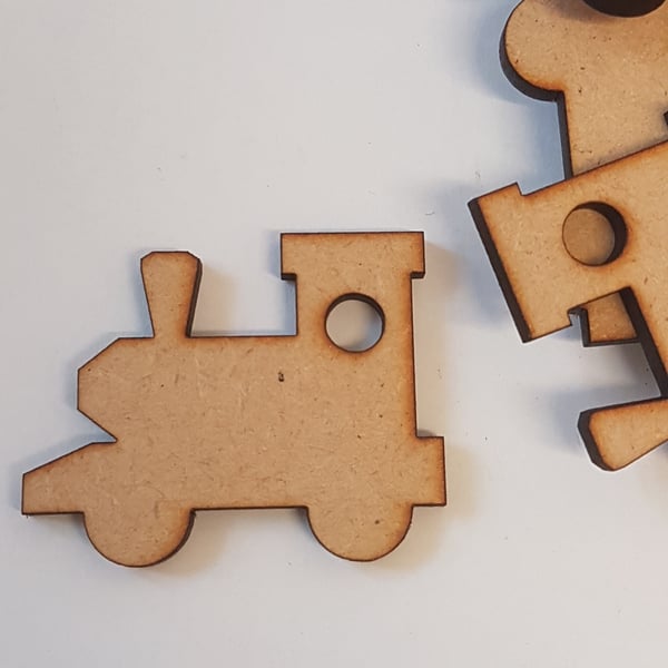 MDF Toy Train A 4cm - 25 x Laser cut wooden shape
