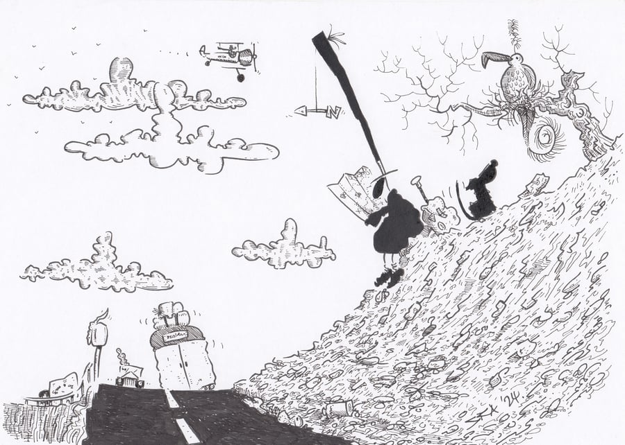 'Lost' an A4 sized original artwork