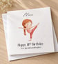Personalised Gymnast Birthday Card For Her Happy Birthday Daughter Niece etc - Image 3