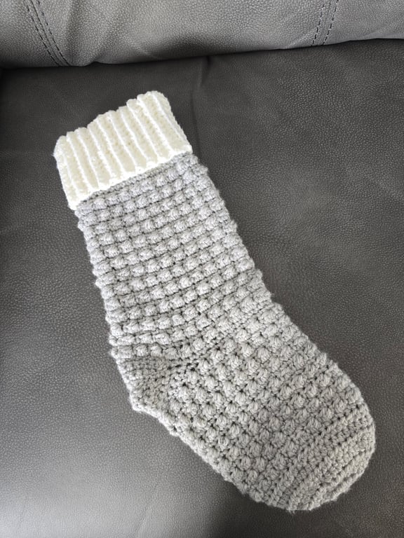 Hand crocheted Christmas Stocking