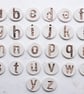 alphabet buttons - handmade ceramic letters - Image 1