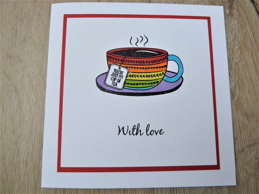 with love rainbow cup