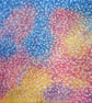 Colourful Tropical Fish Oil Painting Original Square Canvas Aquatic Life  Art