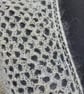 Handspun, Hand-knitted Luxury Shawl in Pure Wensleydale Wool - Image 6