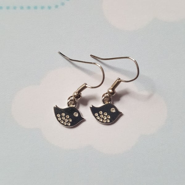 Tiny Bird Earrings 