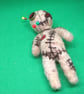 Needle Felted Gothic Ghost, Scarecrow & Voodoo Keychain Bag Charm - Image 2
