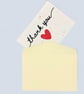 Set of 8 Plantable Wildflower Seed Thank You Cards with Green & Cream Envelopes - Image 4