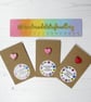 Sending love Heart mini pin - Image 4