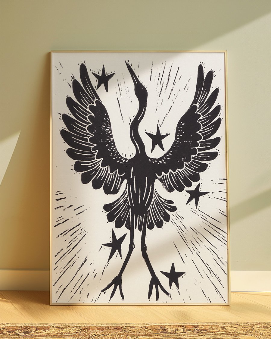 Egret Art Print