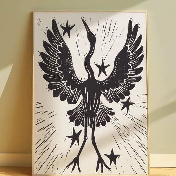 Egret Art Print