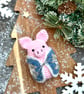 Frosty McSnowFlake Piggy in a Blanket - Image 3