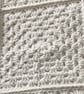 Crocheted Cream Granny Square Blanket in Cream - Image 7