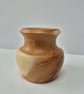 Decorative wood turned yew vase - Image 4