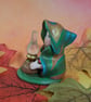 Tiny Lightbringer Gnome 'Keryss' with lamp OOAK Sculpt - Image 4