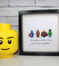 AVENGERS - FATHERS DAY SPECIAL - MY DADDY IS - FRAMED MINIFIGURES - Image 1