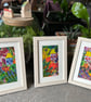 Number 6 Cottage Gardens - original mixed media framed artwork - Image 3