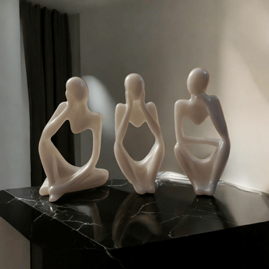 Handmade Resin Thinker ornaments