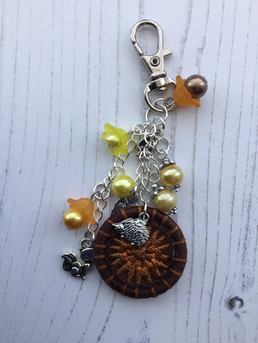 Autumn Dorset Button Bag Charm