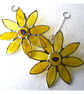 Sunflower Suncatcher Handmade Stained Glass  - Image 6