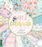 12"x12" Card Pack 48 Sheets 200gsm First Edition "Let's Celebrate" Paper Pad