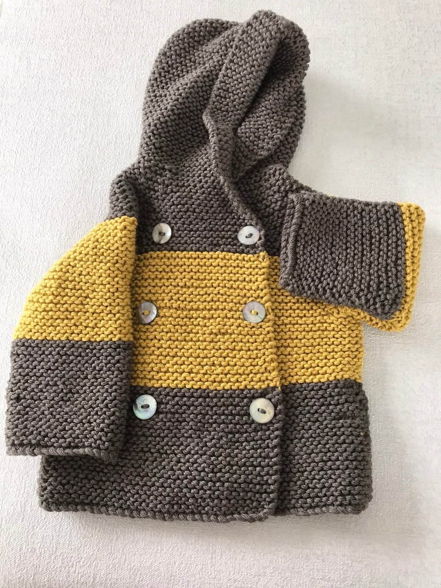 Double breasted hooded jacket