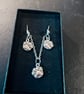 Paw prints Earrings & Necklace Set  - Image 1