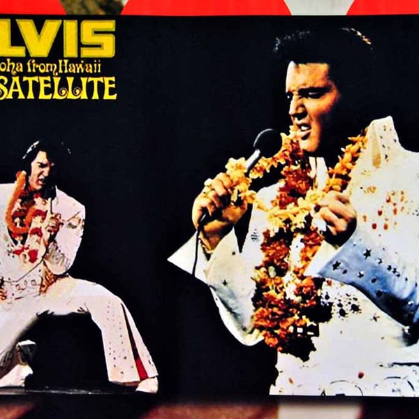 Elvis Presley On Tour Exhibition Photograph Print