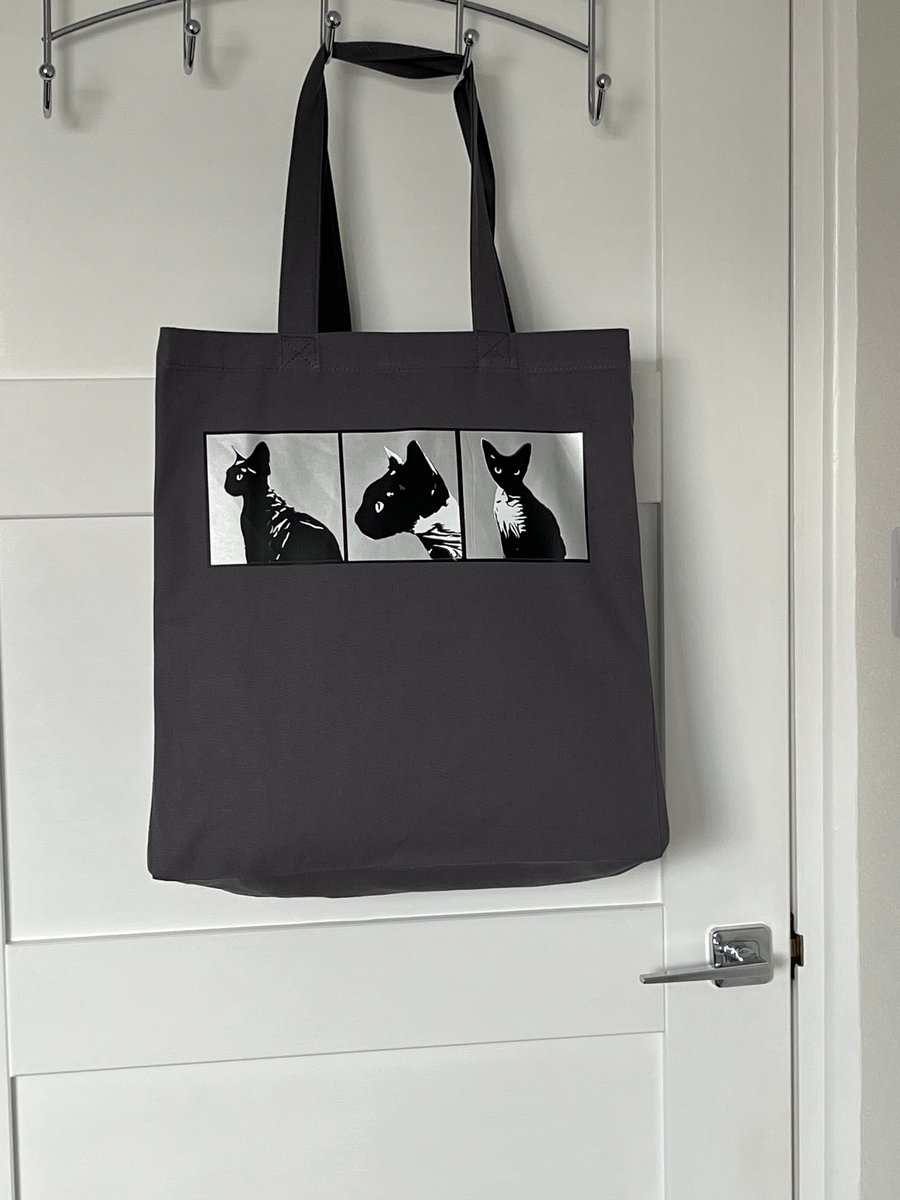 Tote Bag with original Cat design.