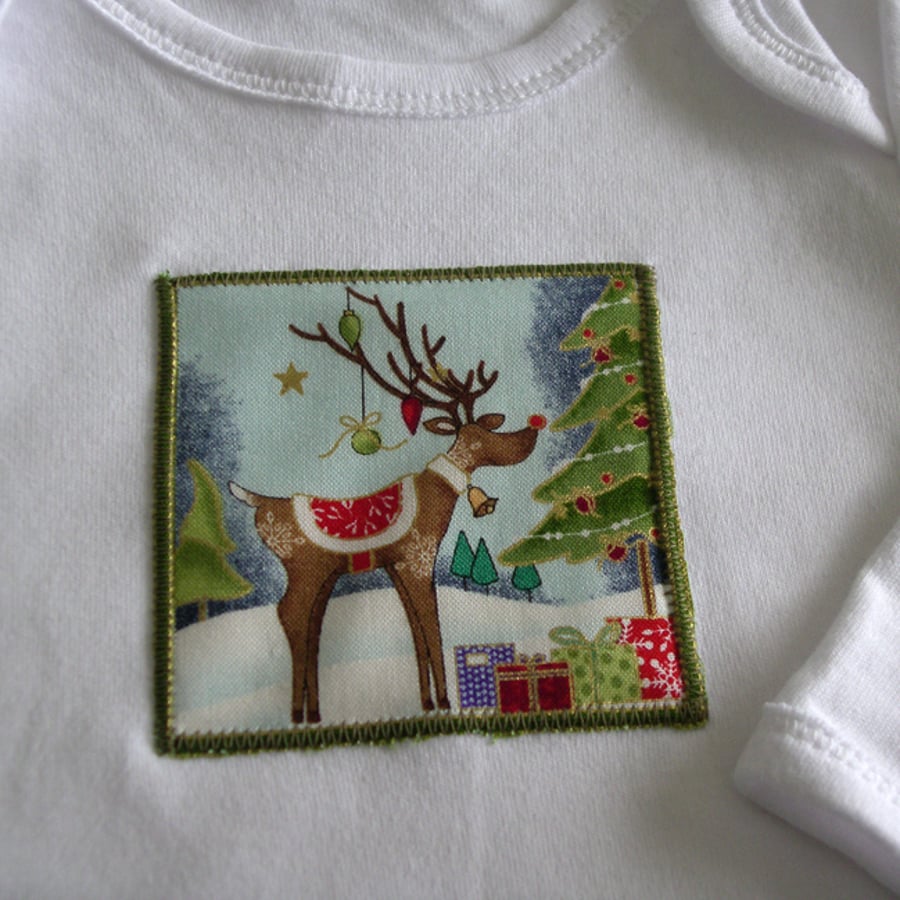 Rudolph Reindeer babygrow