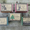 Set of Christmas Soaps, 80% Organic, Aromatherapy, favours, stocking fillers