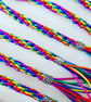 Rainbow Tassel Keychain, Rainbow Keyring - Image 9