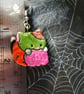 Franken-kitty Dangle Earrings, Zombie Kitty Polymer Clay Earrings - Image 5