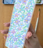 Bookmark Flowers Original Art, watercolour painting, laminated with tassel - Image 5