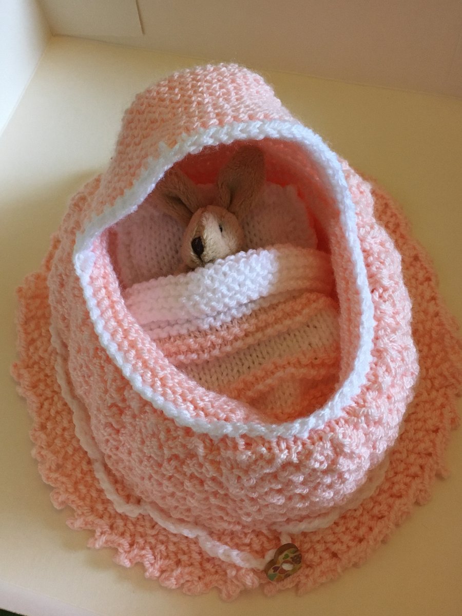 BUNNY IN A BAG - PEACHY PINK