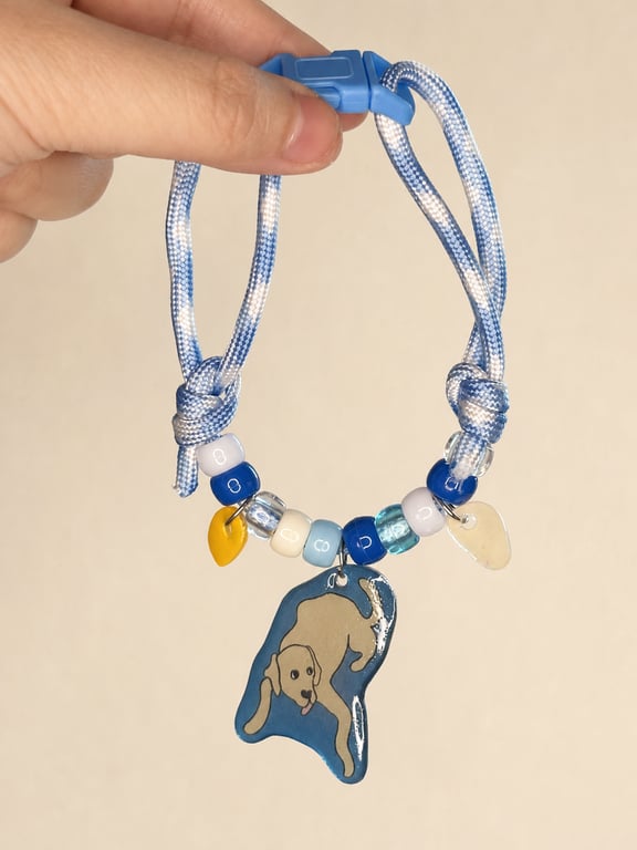 Payday Please Dog – Handmade Original Pet Illusration Pet Collar
