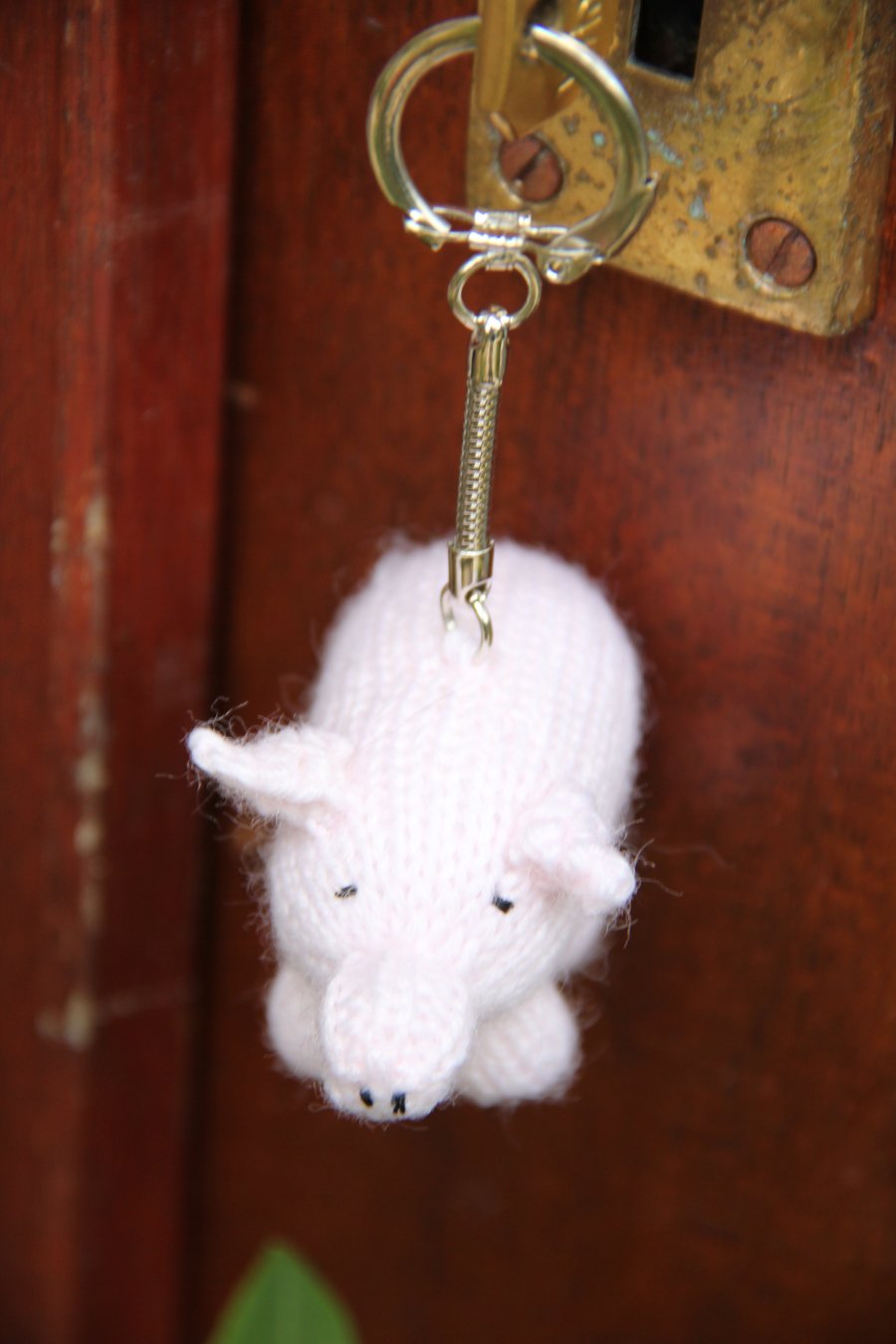 Little Pink Piggy Key Ring 