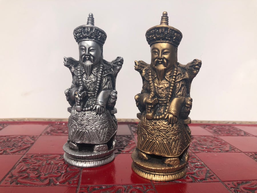 Oriental Chess Pieces - Highly Detailed Large Imperial theme (chess pieces only)