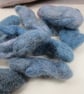 Small Multicolour Blue Purple Natural Dye Felt Nuggets I - Image 2