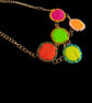 Handmade felt circle necklace - Image 4