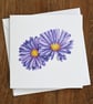 Aster Blank Floral Card - Image 2