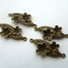 bronze flower connectors