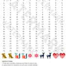 Advent Candle Waterslide Decal Transfer Sheets (Festive Folk 2)