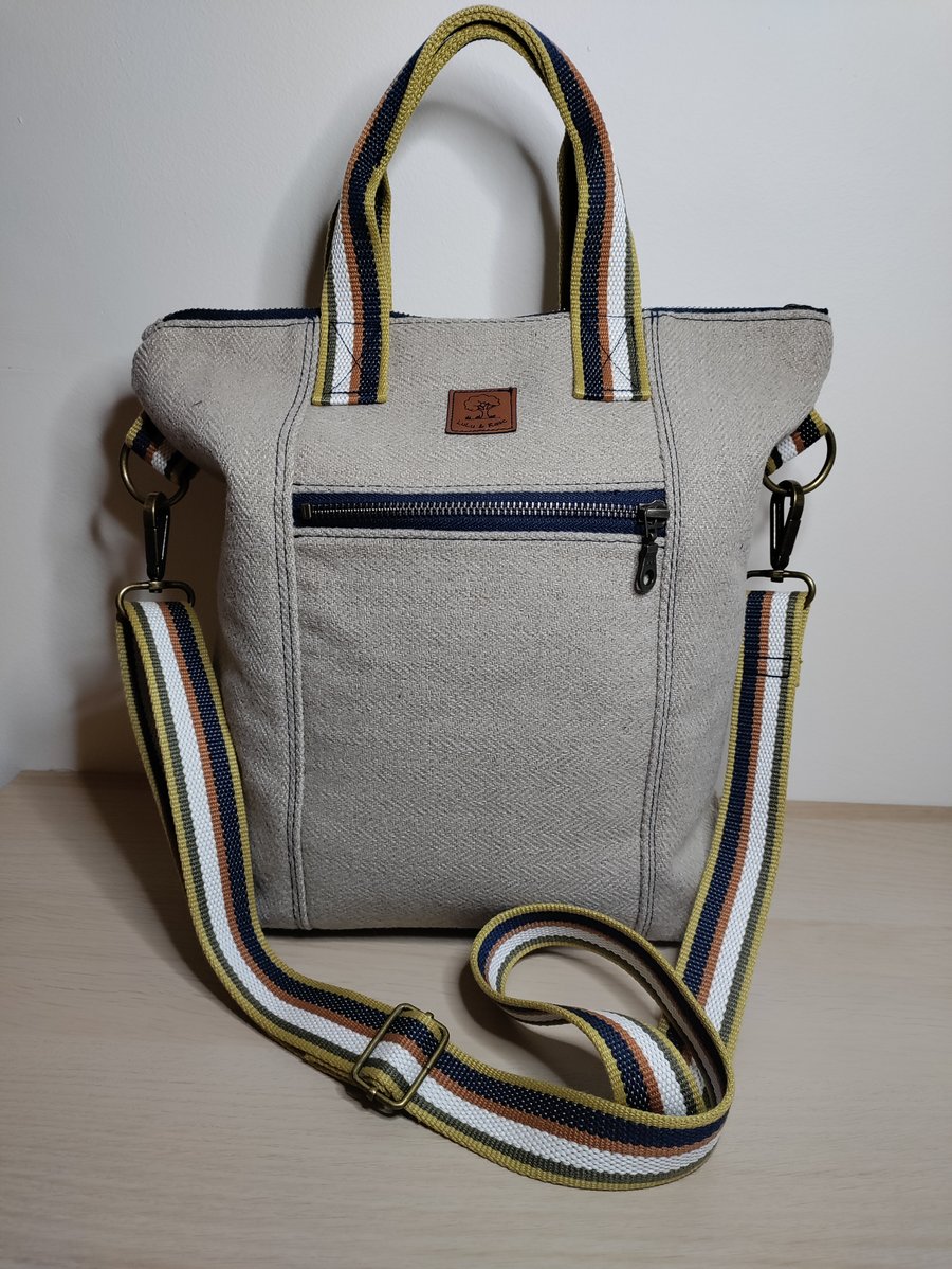 Tweed Handbag tote shopper