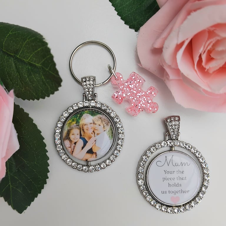FREE DELIVERY Mothers Day Gift, Mothers day keyring, Rhinestone keyring, 