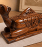 Handmade Wooden Camel Box – Rustic Carved Wood Trinket & Jewelry Box